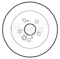 BORG & BECK Тормозной диск BBD4363